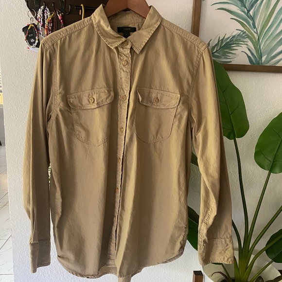 J.CREW - Women’s Boyfriend Utility Shirt - Picture 2 of 4